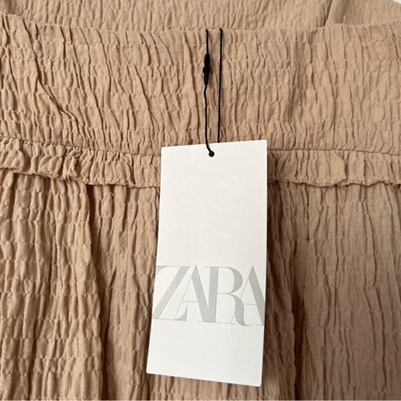 Zara, Ladies Structured Long Jumpsuit - Beige. Size: XS (US). NWT - Picture 7 of 16